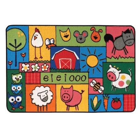 Carpets For Kids Carpets for Kids 36.39 Old MacDonald Farm  3 ft. x 4.5 ft. 36.39